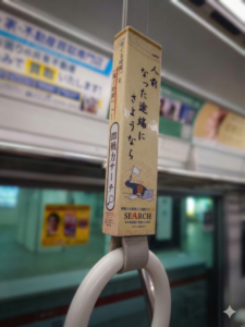 【お知らせ】大阪メトロ 御堂筋線をジャック！「即戦力サーチ」のつり革広告を掲載